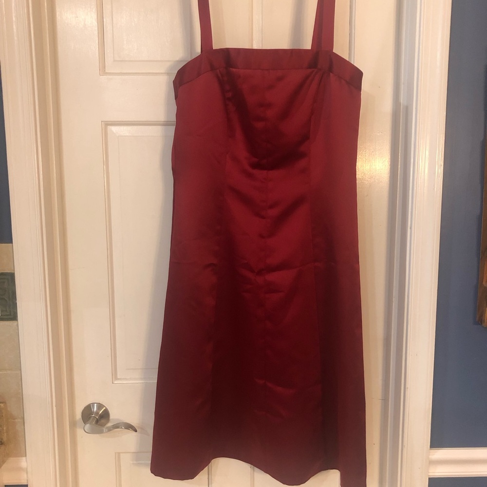 NWT Gorgeous deep red cocktail dress. Never worn.